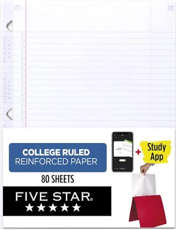 College Ruled Paper