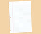 College Ruled Paper
